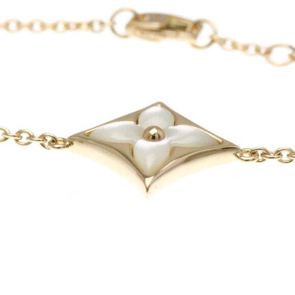 LOUIS VUITTON Gold Pearl Charm Bracelet - Picture 2 of 11